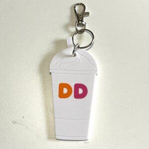 Dunkin Donuts Coffee Cup Keychain Key Ring-New!